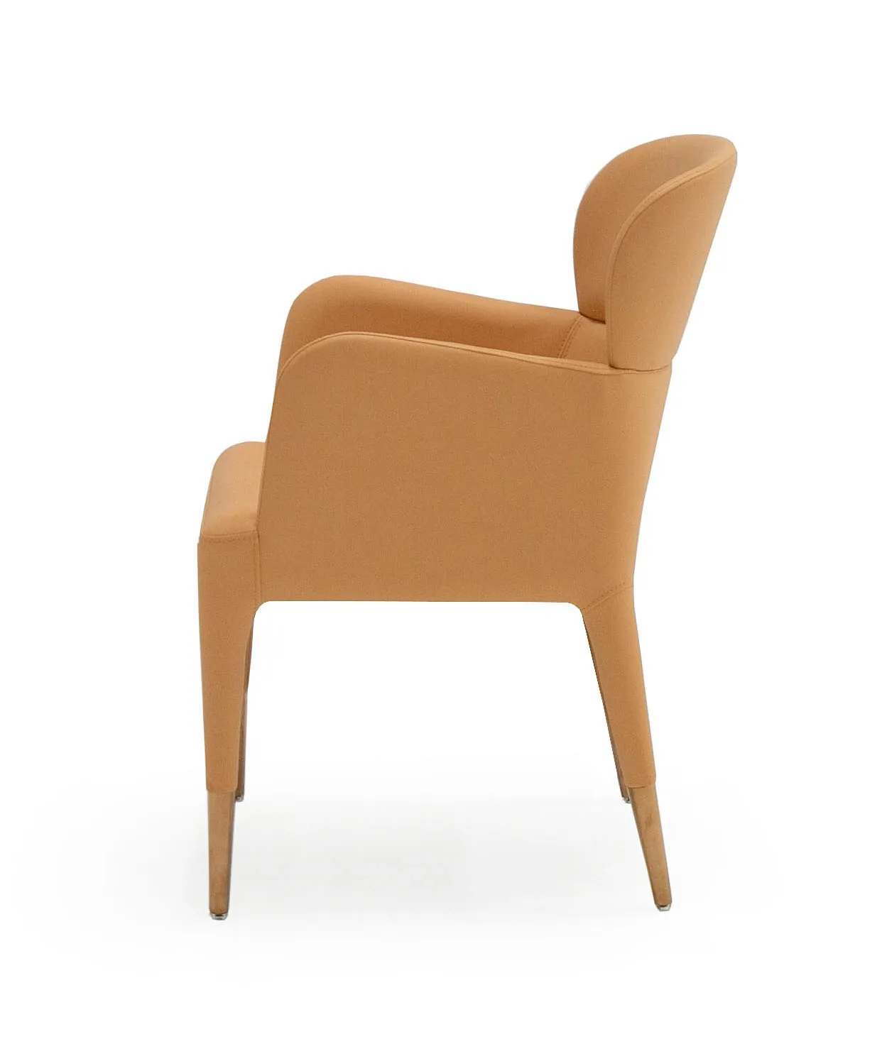 Modrest Ogden - Modern Peach & Rosegold Dining Armchair - Image 2