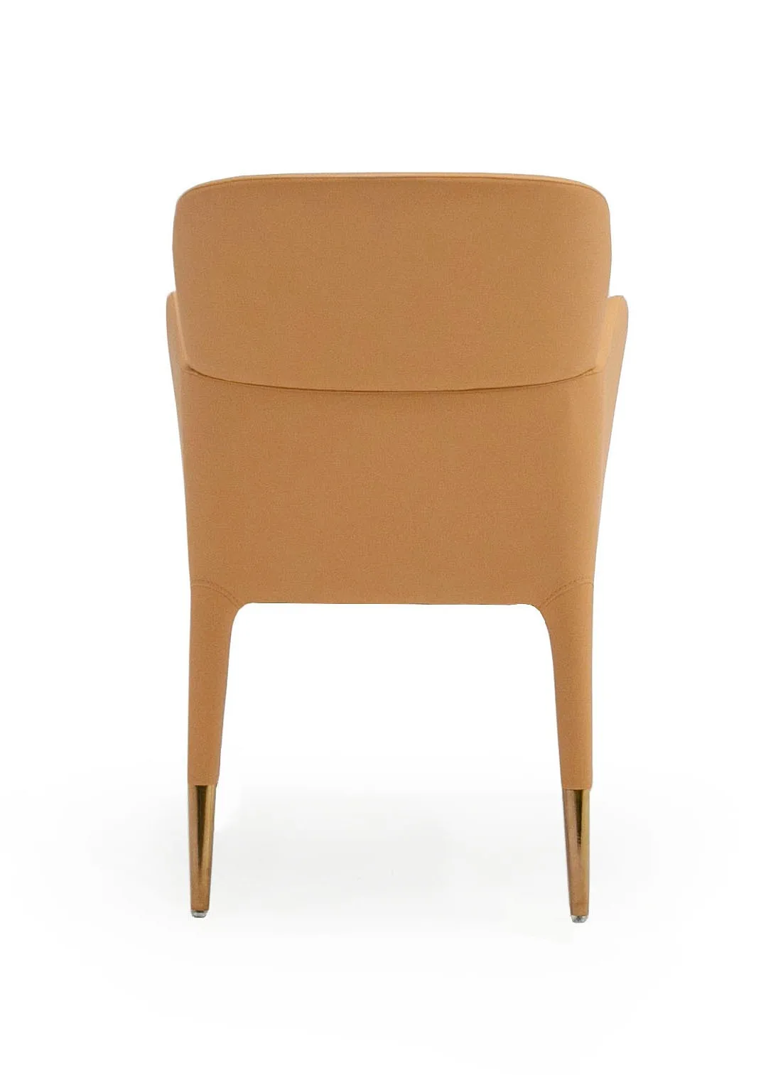 Modrest Ogden - Modern Peach & Rosegold Dining Armchair - Image 3