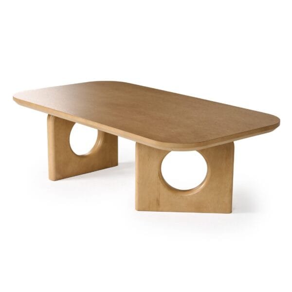 Nova Domus Oshana - Modern White Oak Coffee Table - Image 4
