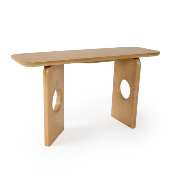 Nova Domus Oshana - Modern White Oak Console Table - Image 3