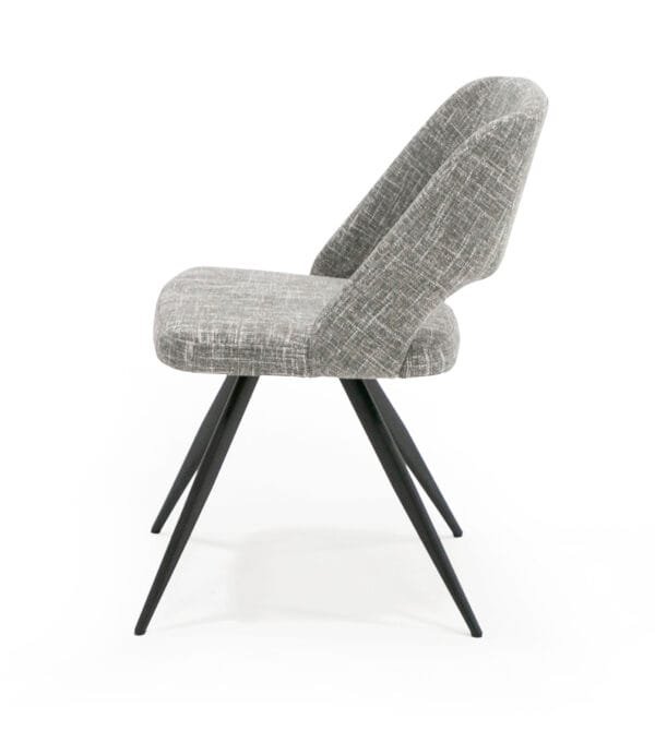Modrest Palmer - Modern Grey Fabric Dining Chair (Set of 2) - Image 3