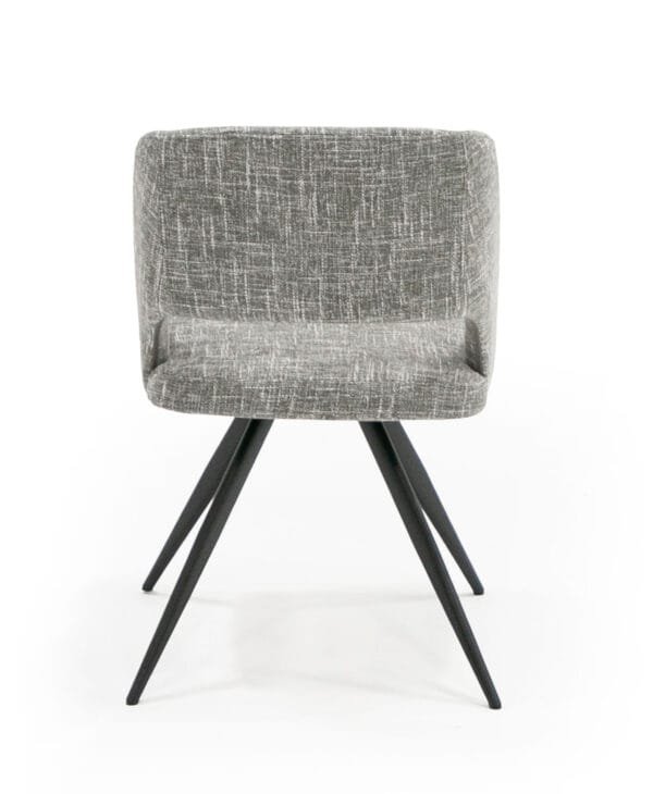 Modrest Palmer - Modern Grey Fabric Dining Chair (Set of 2) - Image 4