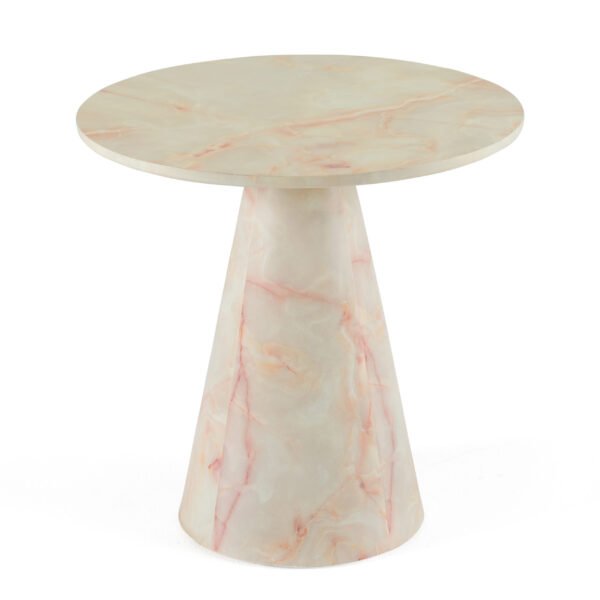 Modrest Pampa - Modern Faux Marble End Table