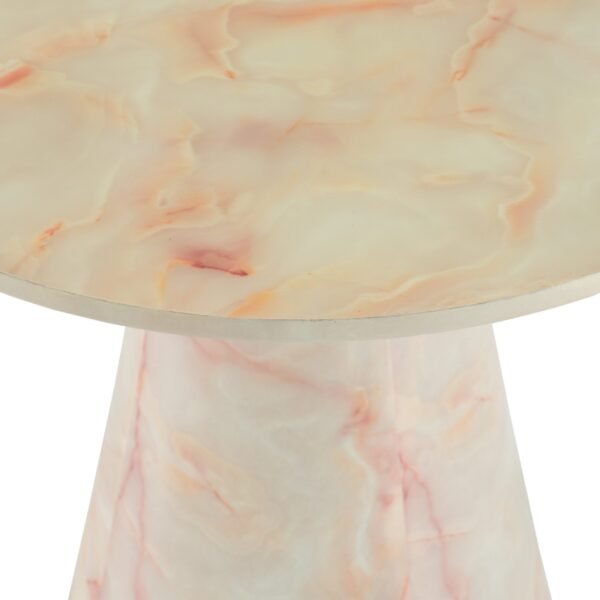 Modrest Pampa - Modern Faux Marble End Table - Image 2