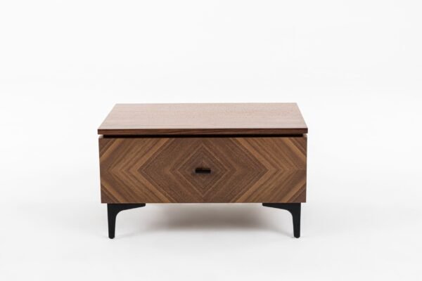 Modrest Paula - Mid-Century Walnut Nightstand - Image 2