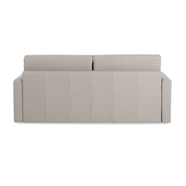 Lamod Italia Revers - Italian Modern Grey Leather Queen Sofabed - Image 4