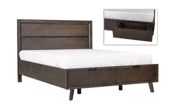 Modrest Roger - Mid-century Acacia Bedroom Set - Image 3