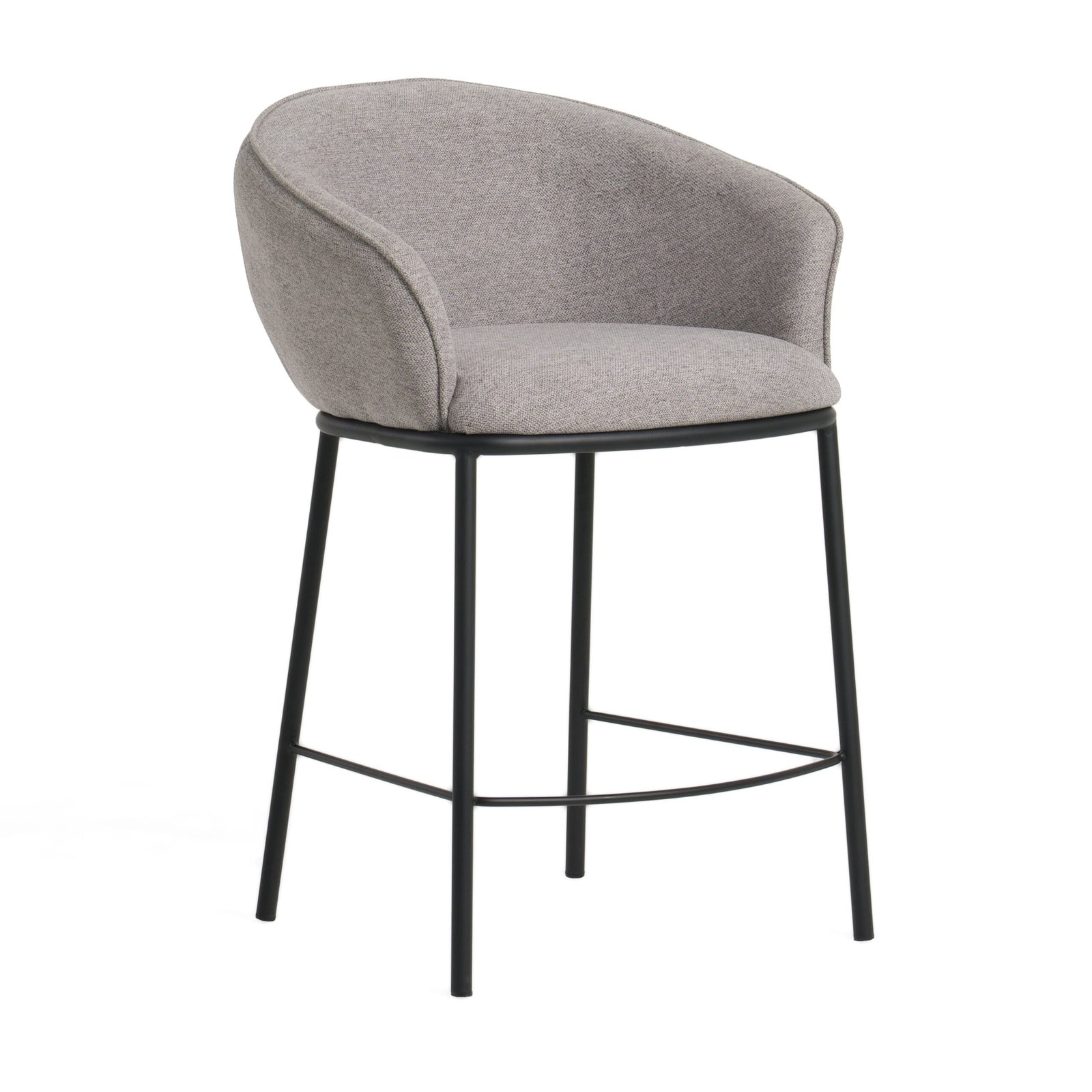 Modrest Rumi - Modern Grey Counter Stool 1 Modrest Rumi - Modern Grey Counter Stool