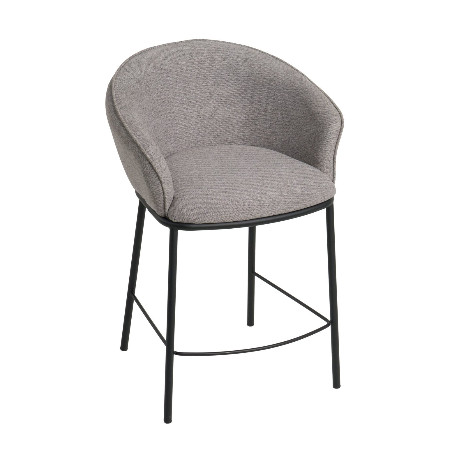 Modrest Rumi - Modern Grey Counter Stool 4 Modrest Rumi - Modern Grey Counter Stool - Image 4