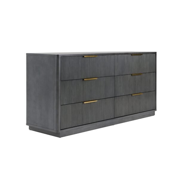 Nova Domus Santa Monica - Modern Grey Wash Dresser - Image 5