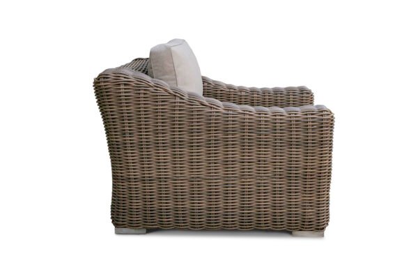 Renava Sapelo Outdoor Beige Wicker Chair - Image 2