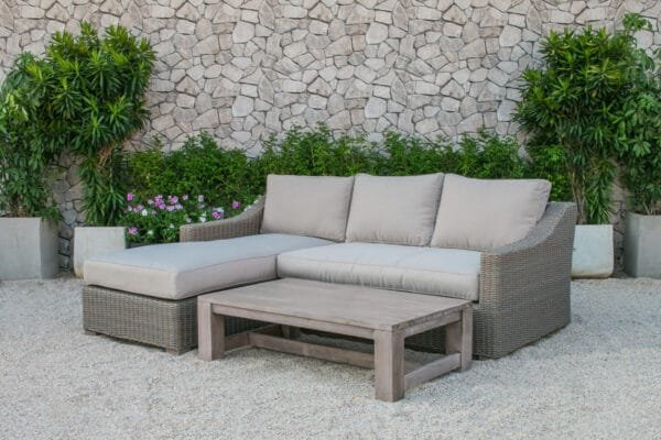 Renava Seacliff Outdoor Wicker Sectional Sofa Set - Image 5