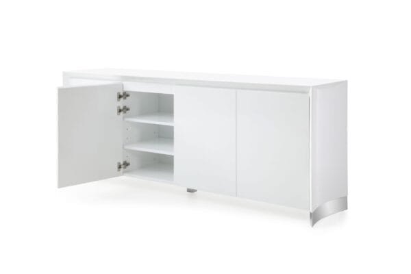Modrest Siena - Modern White High Gloss Buffet - Image 3