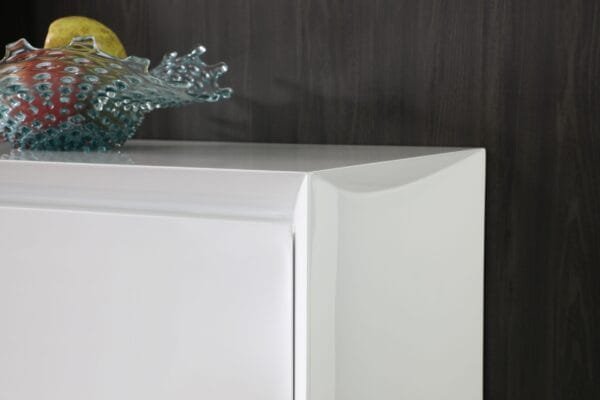 Modrest Siena - Modern White High Gloss Buffet - Image 4