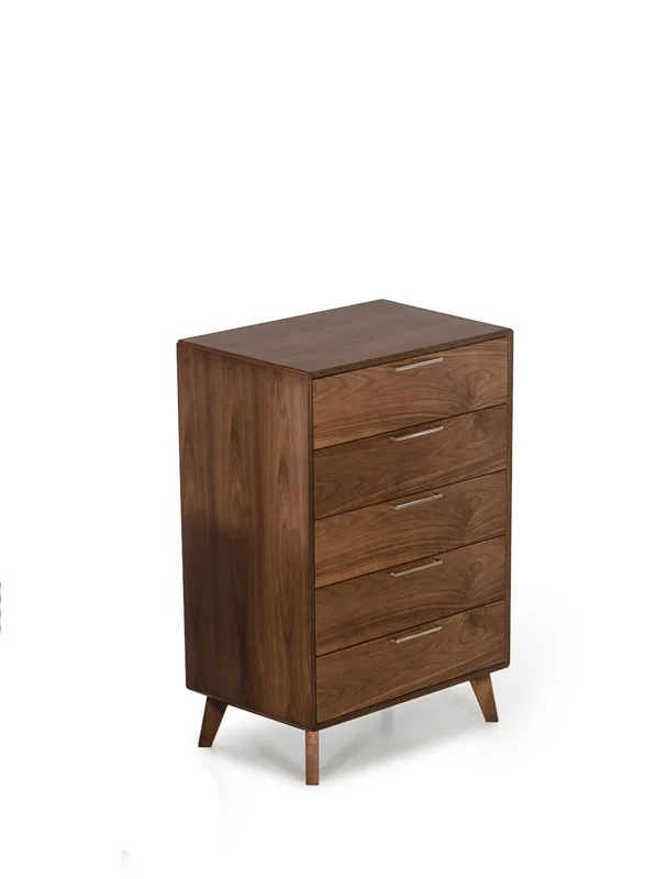 Nova Domus Soria Mid-Century Walnut Chest 1 Nova Domus Soria Mid-Century Walnut Chest
