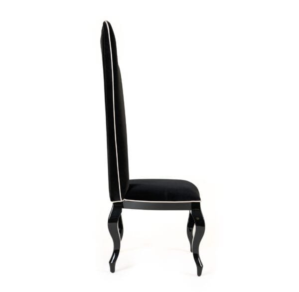 A&X Sovereign - Transitional Black Fabric Chair (Set of 2) - Image 5