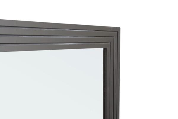 Modrest Splendor - Grey High Gloss Slatted MIrror - Image 3