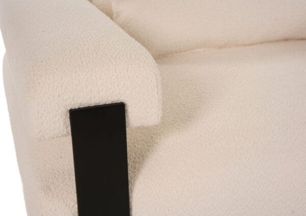 Divani Casa Stratford - Modern Off-White Fabric Accent Chair - Image 5