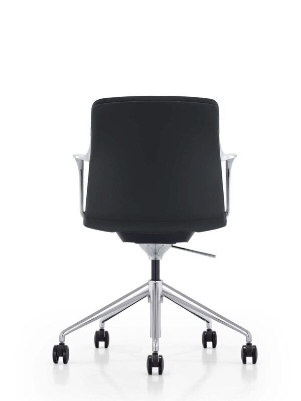 Modrest Sundar - Modern Black Mid Back Conference Office Chair - Image 4