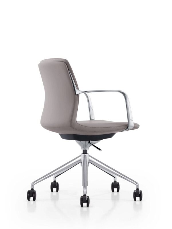 Modrest Sundar - Modern Grey Mid Back Conference Office Chair - Image 3