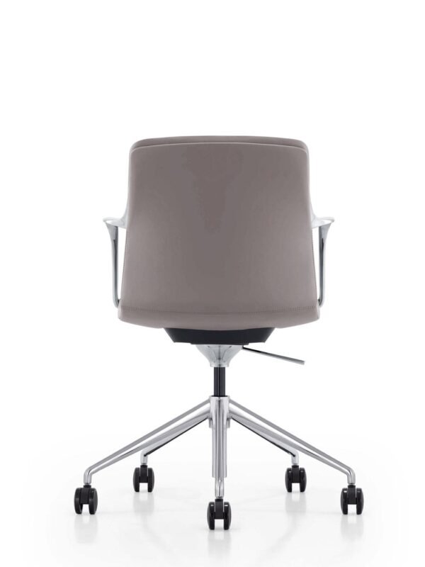 Modrest Sundar - Modern Grey Mid Back Conference Office Chair - Image 4