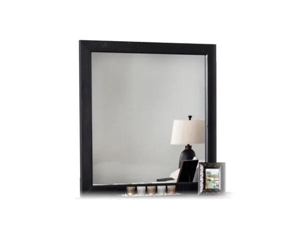 Nova Domus Tabitha Modern Dark Brown Recycled Pine Mirror - Image 2