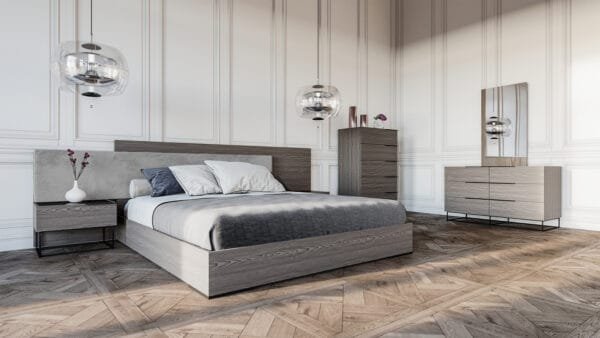 Nova Domus Enzo Italian Modern Grey Oak Mirror - Image 3