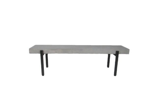Modrest Timlin - Modern Concrete & Metal Bench - Image 2