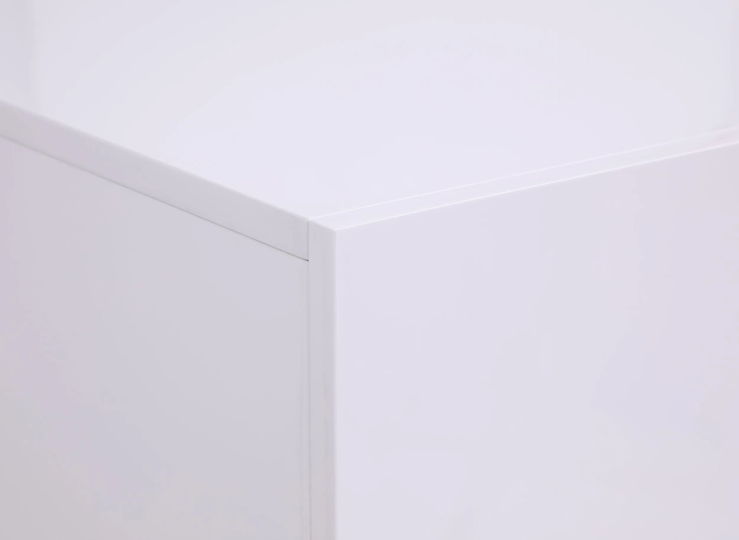Modrest Token - Modern Glossy White & Stainless Steel Chest 4 Modrest Token - Modern Glossy White & Stainless Steel Chest - Image 4