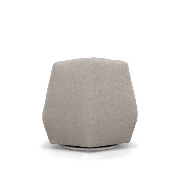 Divani Casa Tomlin - Contemporary Grey Woven Fabric Accent Chair 3 Divani Casa Tomlin - Contemporary Grey Woven Fabric Accent Chair - Image 3
