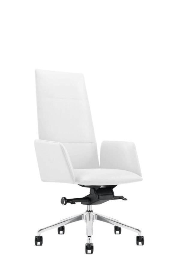 Modrest Tricia - Modern White High Back Executive Office Chair - Image 2