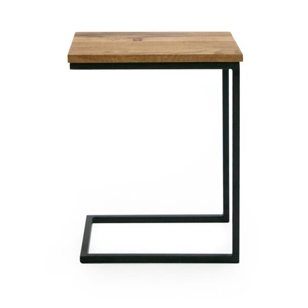 Modrest Turner Modern Aged Oak Side Table - Image 3