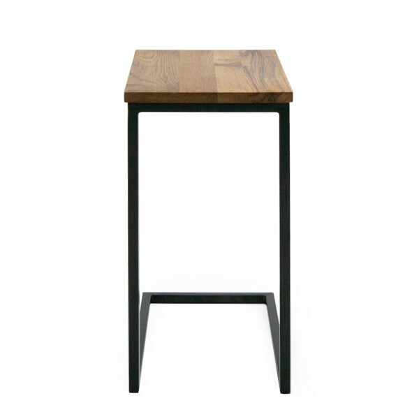 Modrest Turner Modern Aged Oak Side Table - Image 4