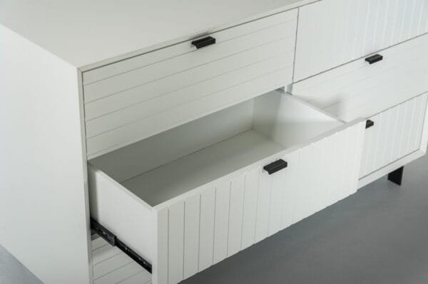 Nova Domus Valencia Contemporary White Dresser - Image 2