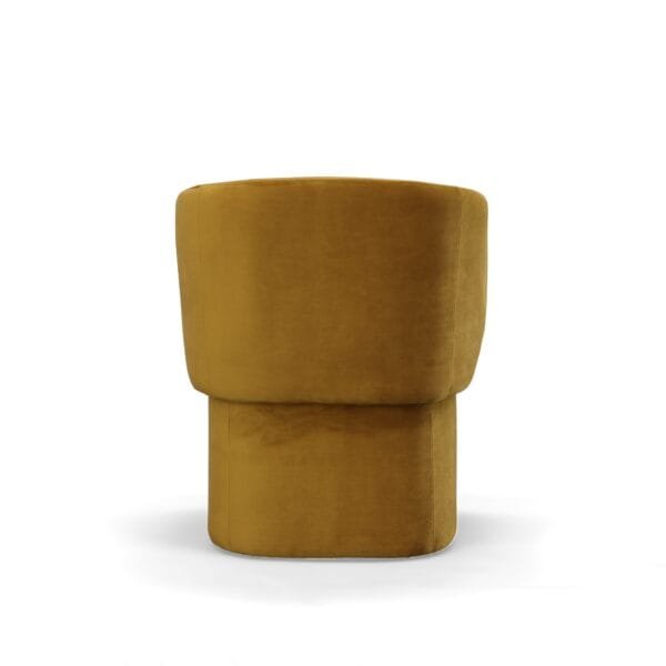 Modrest Vassar - Burnt Umber Velvet Dining Chair - Image 5