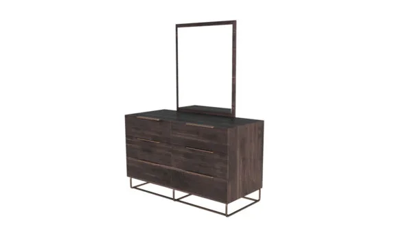 Nova Domus Benzon Italian Modern Dark Rovere Dresser - Image 2