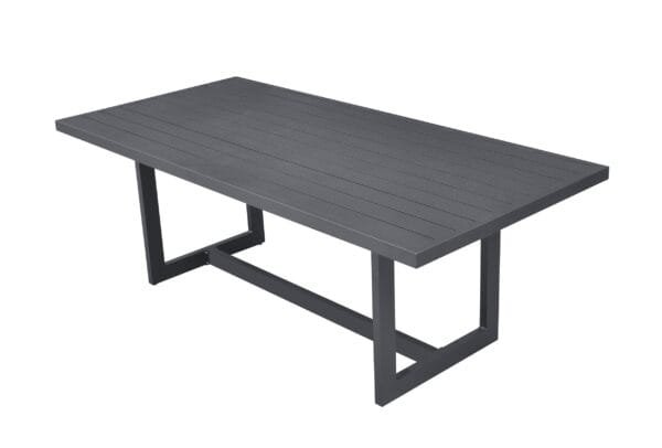 Renava Wake - Modern Dark Charcoal Outdoor Dining Table - Image 3