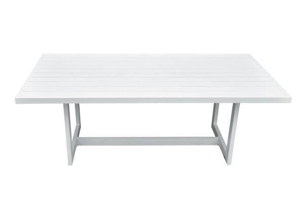 Renava Wake - Modern White Outdoor Dining Table - Image 3