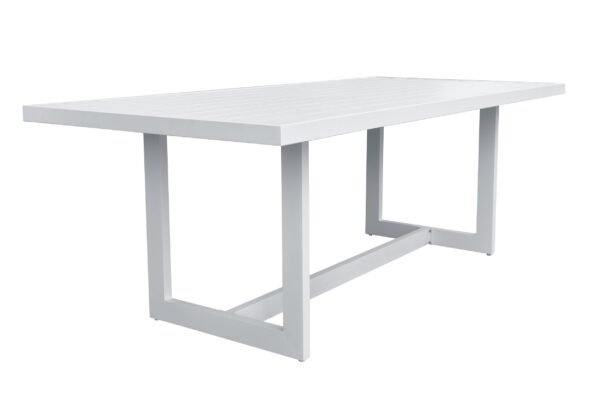 Renava Wake - Modern White Outdoor Dining Table - Image 5