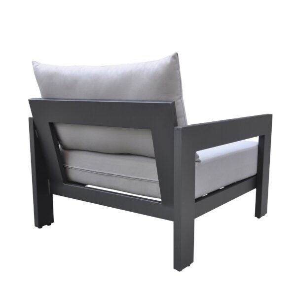 Renava Wake - Modern Charcoal Outdoor Lounge Chair - Image 5