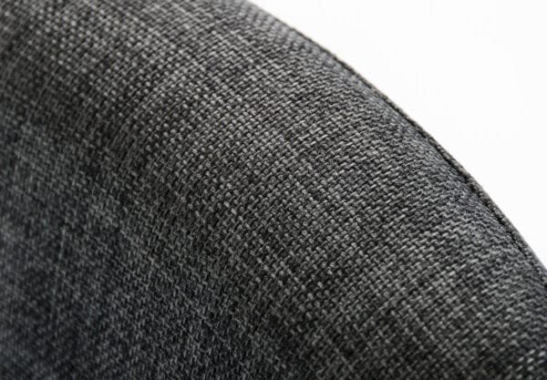 Modrest Williamette Mid-Century Dark Grey Fabric Bar Stool - Image 2