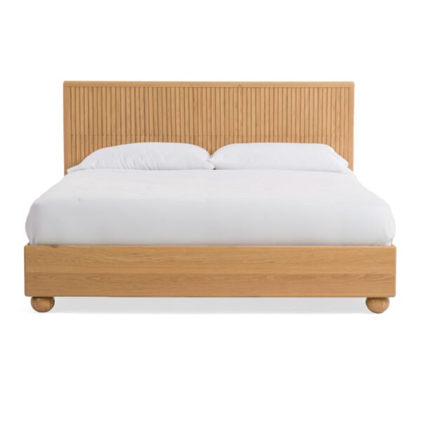 Modrest Winters - Modern Natural Oak Bed - Image 4