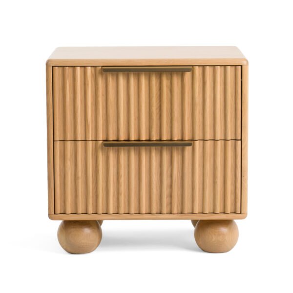 Modrest Winters - Modern Natural Oak Nightstand - Image 3