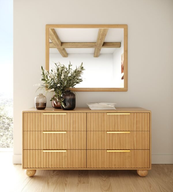 Modrest Winters - Modern Natural Oak Bedroom Set - Image 5