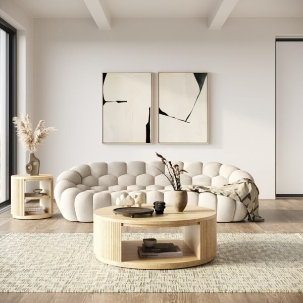 Modrest Jacobson - Modern Natural Acacia Coffee Table