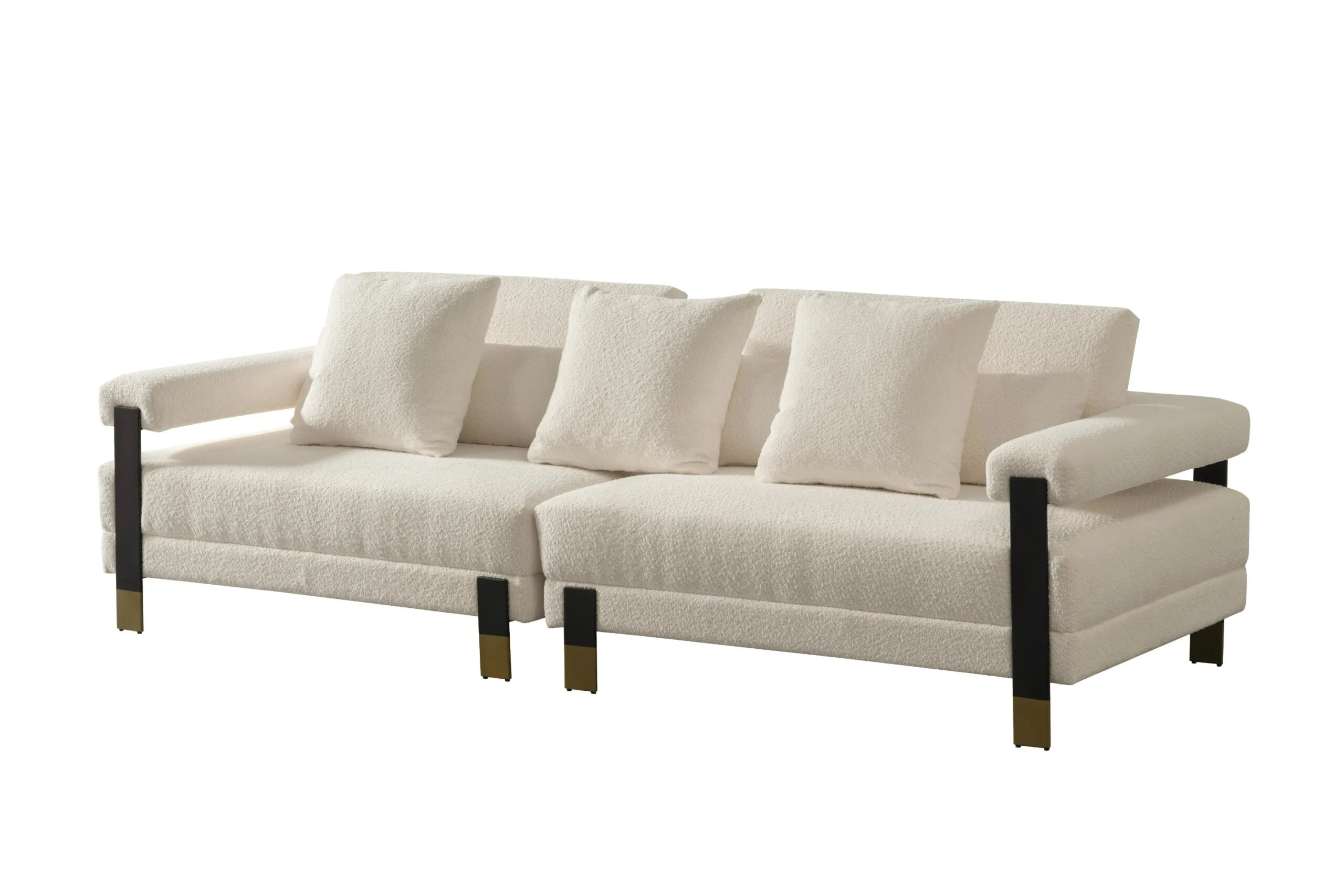 Modern custom living room furniture in Monterrey home